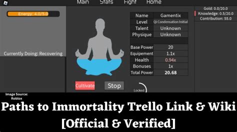 Path to immortality trello - Path of the Immortal. Edit. The Path pf the Immortal focuses primarily on Energy, secondarily on Divine, and tertiarily on Essence. Immortals cultivate Qi, Element, Soul, with benefits to Willpower, and minor benefits to Body. Level.